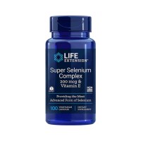 라이프 익스텐션 슈퍼 셀레늄 컴플렉스 200mcg with 비타민 E, 100 베지테리안 캡슐