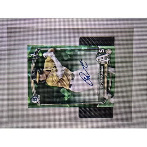 Shotaro Morii 2025 Bowman Chrome SAPPHIRE Green Auto 93/99 COLOR MATCH