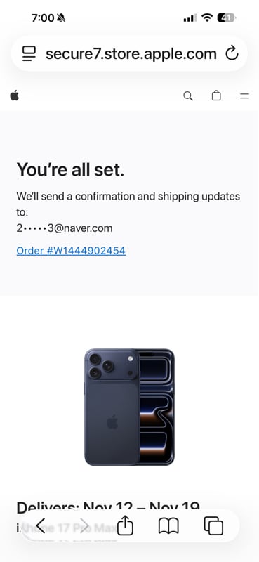 iPhone 17 Pro Max 1TB Deep Blue