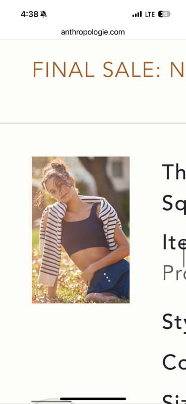 Hattie Seamless bralette