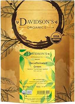 Davidsons Tea Bulk, Decaf Green, 16-Ounce Bag