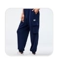 Apres Zumba Modal Slouch Cargo Pants - Indigo