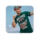 Zumba Holiday Unisex Crew Neck Tee - Teal