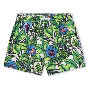 Kenzo Boys Drawstring Floral-Print Swim Shorts
