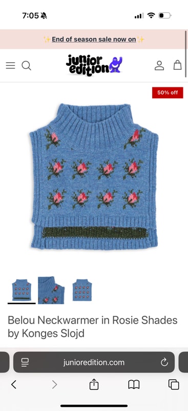 Belou Neckwarmer in Rosie Shades by Konges Slojd