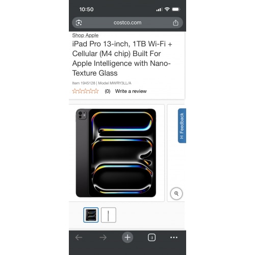 Apple Tablet PC ipad pro 13 inch 1tb-wi-fi-cellular-m4-chip-built-for-apple-intelligence-with-nano-texture-glass