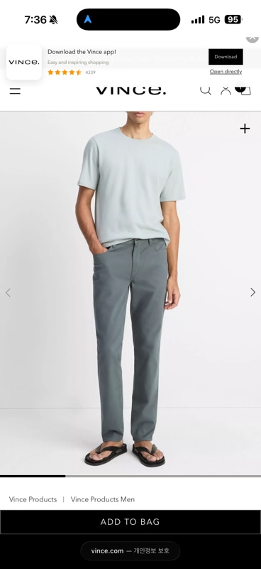 Dylan Slim 5-Pocket Peached Stretch-Cotton Pant