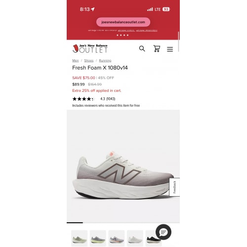 Fresh Foam X 1080v14