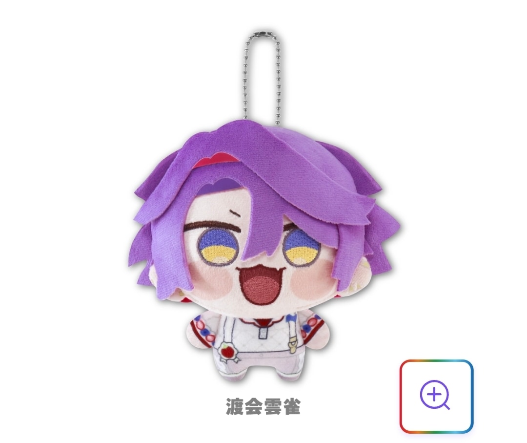 【にじさんじ 8th with cake！】にじまるっと ぬいぐるみマスコット 渡会雲雀