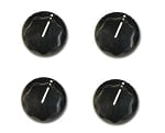 KNOBS VINTAGE BASS BLACK SET O