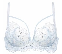 【Mivera＆/みゆうプロデュース】Luminous Shell Line bra ルミナスシェルラインブラ / SAX