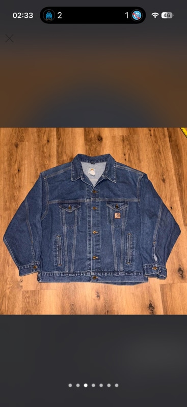 Y2K Carhartt Denim trucker Jacket