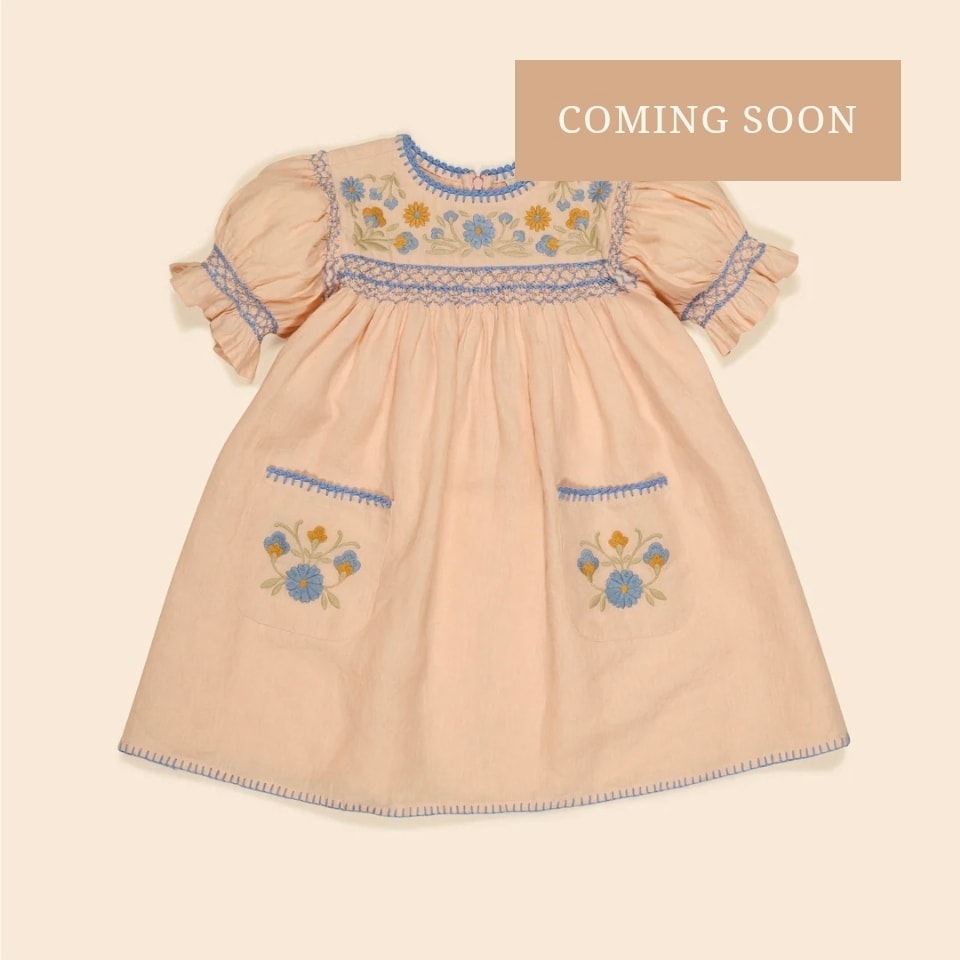 Kids Linen Dora Dress