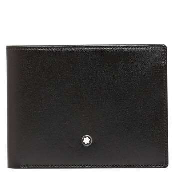 Montblanc Meisterstuck Leather 6cc Wallet In Black