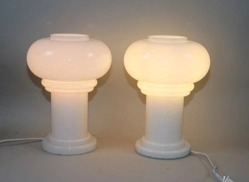 SET of Glass Lamp