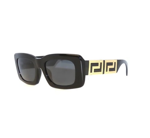 Black Dark Gray Sunglasses