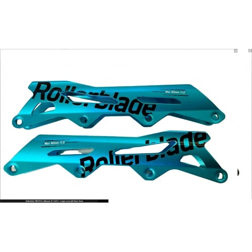 Rollerblade Maxxum Frames - 4x90mm - Turquoise - No Axles