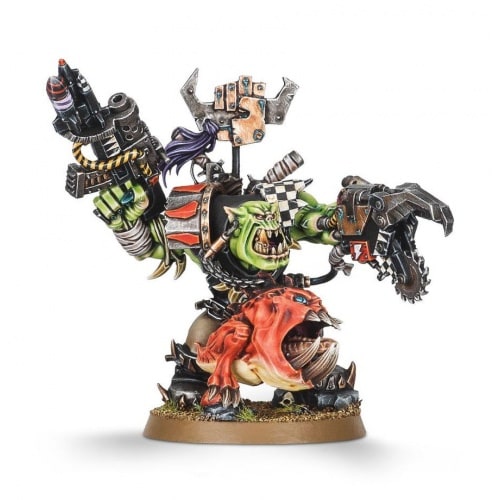 Ork Warboss with Attack Squig