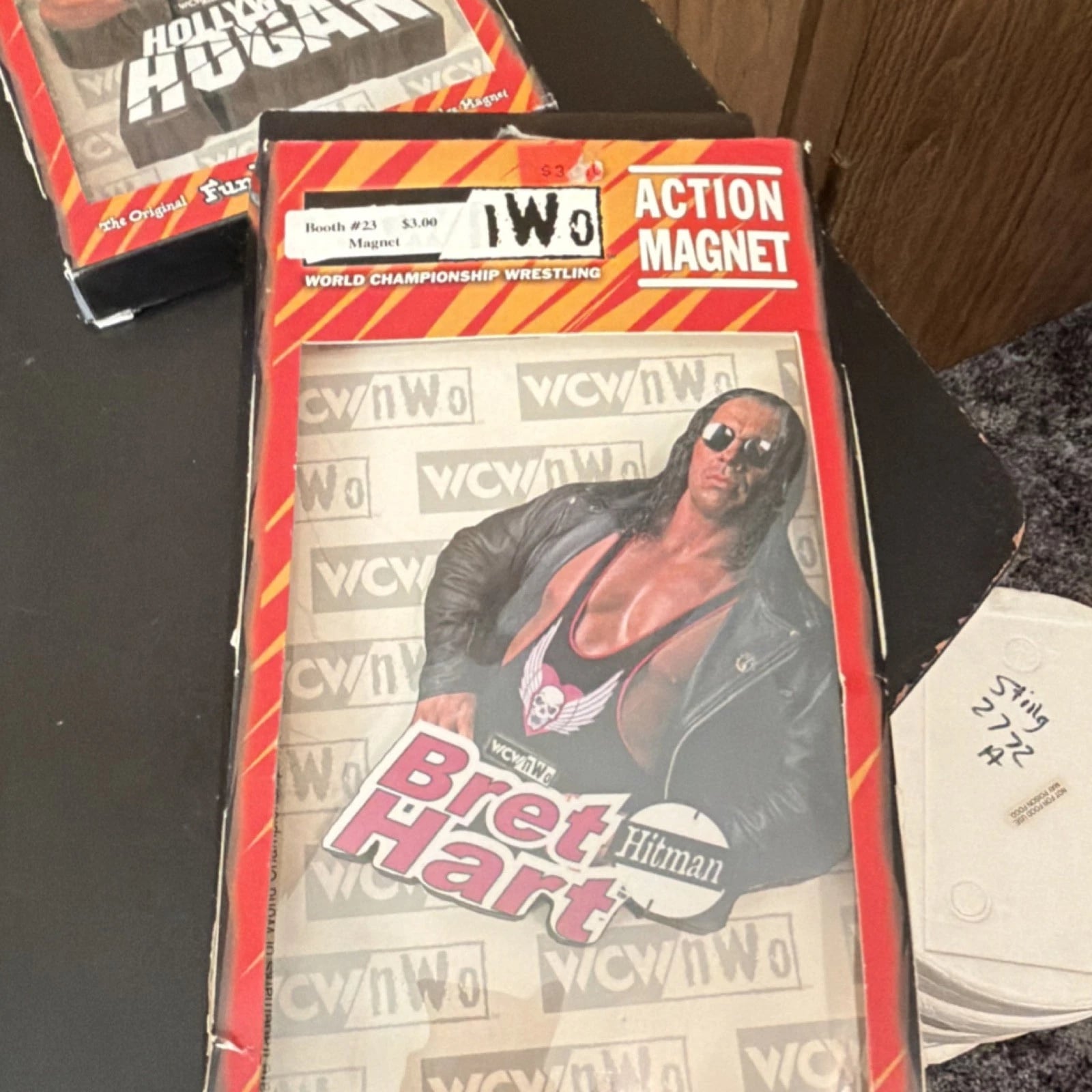 WCW Bret Hart Action Magnet