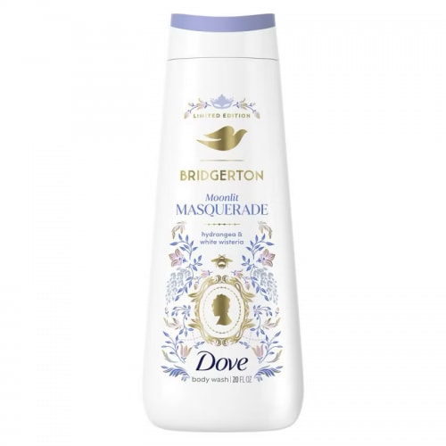 Dove Beauty Limited Edition Bridgerton Body Wash - Moonlit Masquerade - Hydrangea and White Wisteria Scent - 20oz