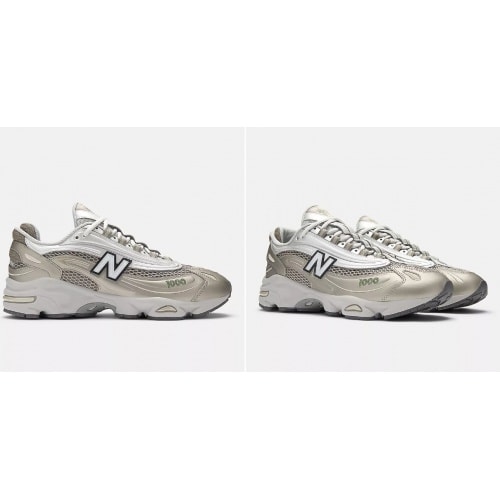 Arid Stone with Light Silver Metallic and Dark Alpine Green