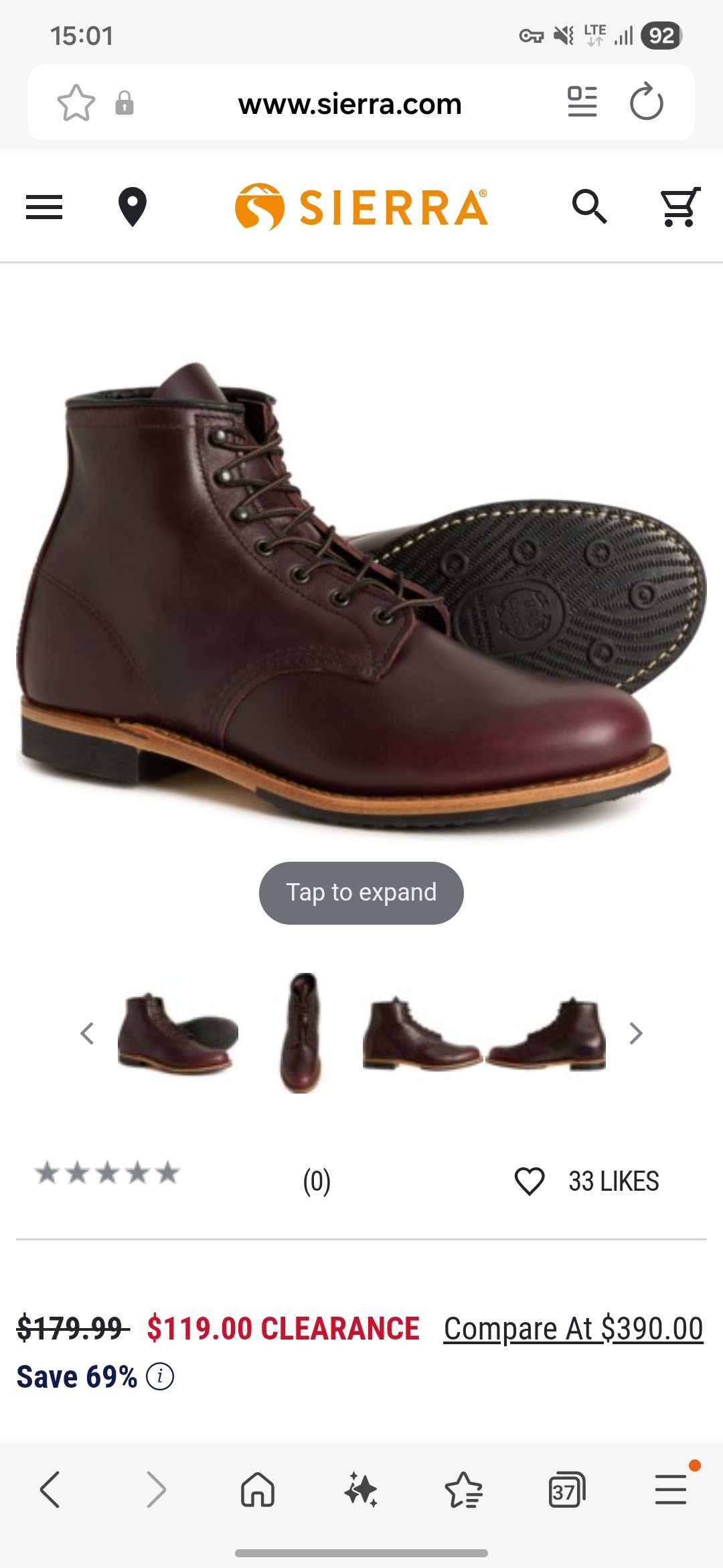 Red Wing 6 Beckman Round-Toe Boots - Leather, Factory 2nds