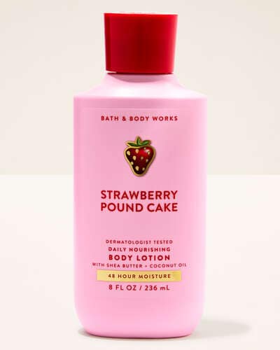 Body Lotion: Strawberry Pound Cake