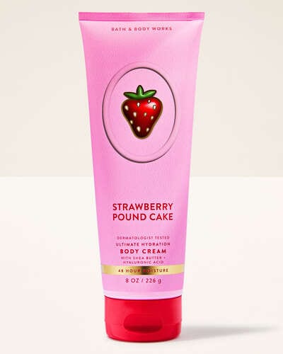 Ultimate Hydration Body cream: Strawberry Pound cake
