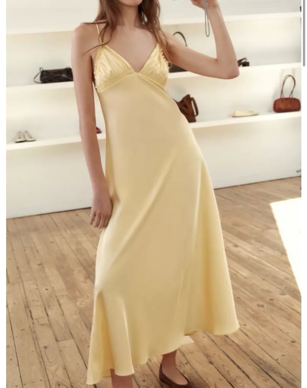 Satin Midi Dress