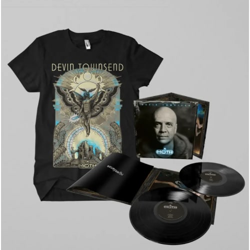 Devin Townsend The Moth Ltd Triple Gatefold Black 2LP LP Booklet Signed Print Devin Townsend The Moth Ltd. T-Shirt