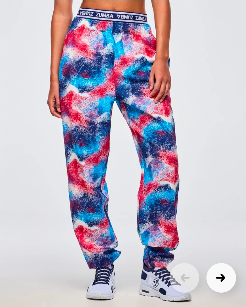 Apres Zumba Double Waisted Slouch Woven Pants