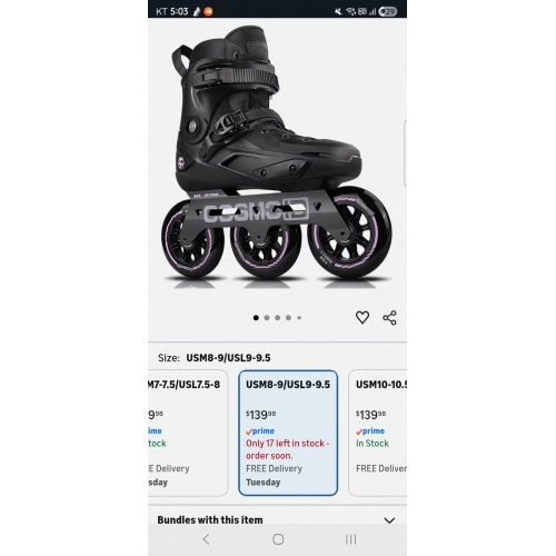 Adult inline Skate - COSMOID, used-mint