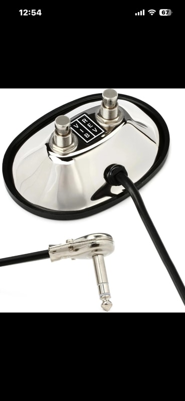 Fender 2-button Vibrato/Reverb Footswitch