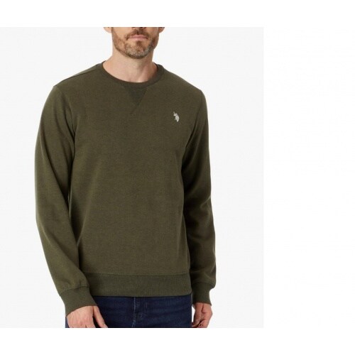 Long Sleeve Popover Crew Neck Fleece Sweatshirt