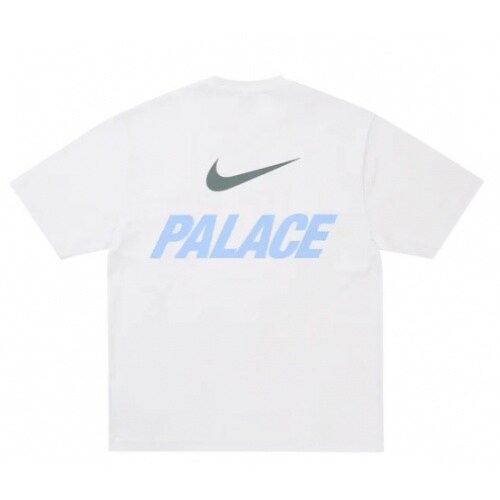 PALACE NIKE FONT SWOOSH T-SHIRT WHITE
