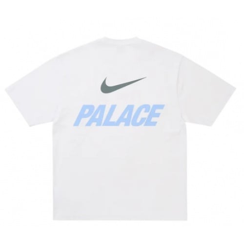 PALACE NIKE FONT SWOOSH T-SHIRT WHITE 