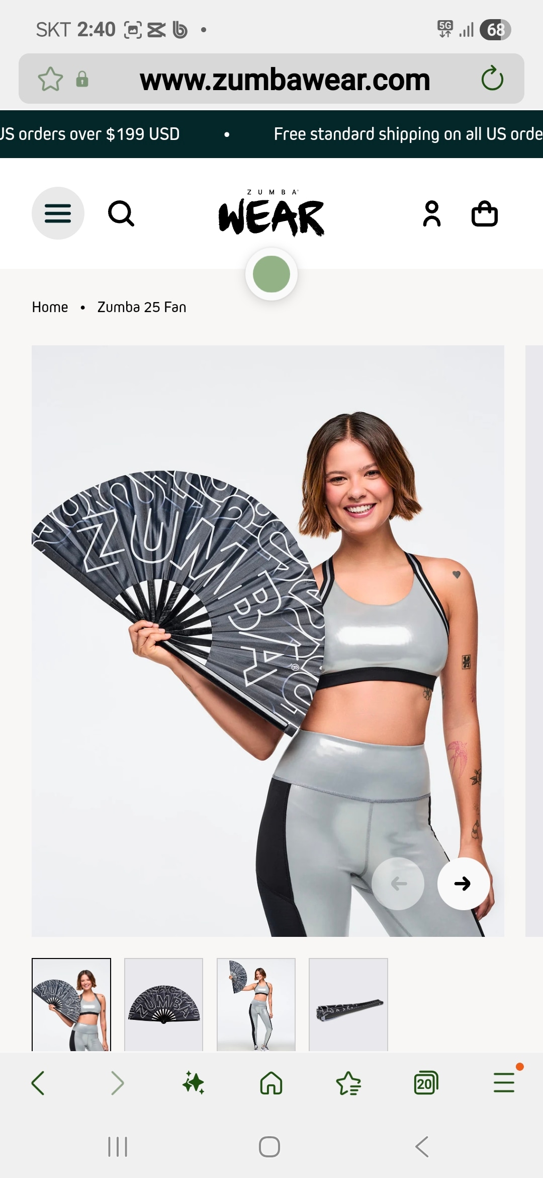 Zumba 2025 fan