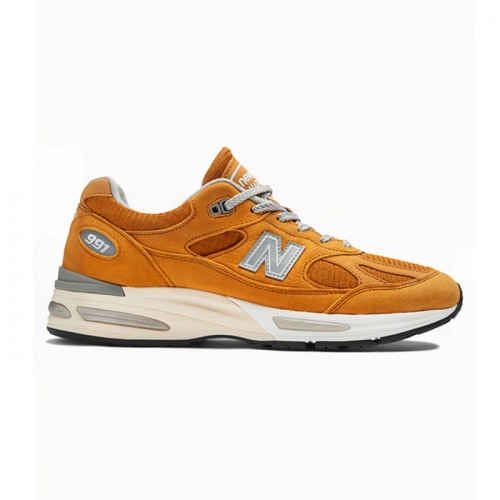 New Balance 991v2 Made in UK Yellow Silver