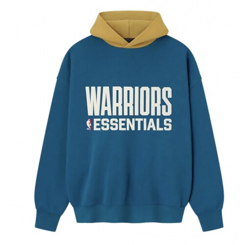 Fear of God ESSENTIALS x NBA Mens Warriors Sports Fit Hoodie