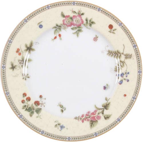 used vintage blossom Bread plate
