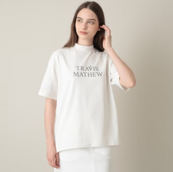 カラット® 半袖 ロゴモックネック(WOMENS)