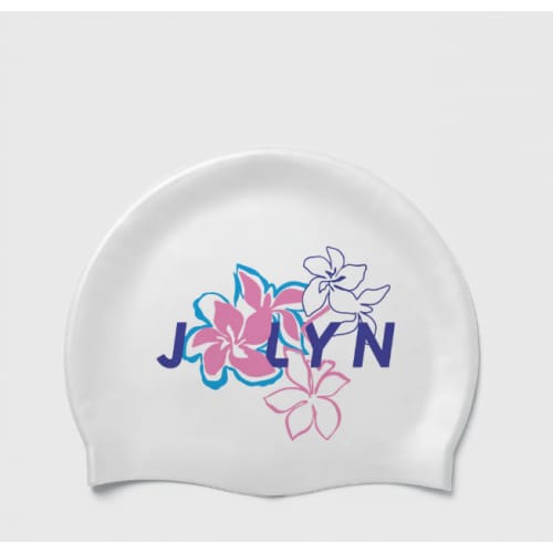 Silicone Swim Cap - Maui White