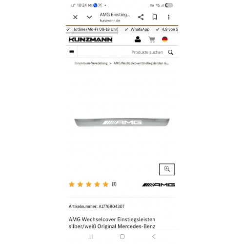 Amg Einstiegsleisten