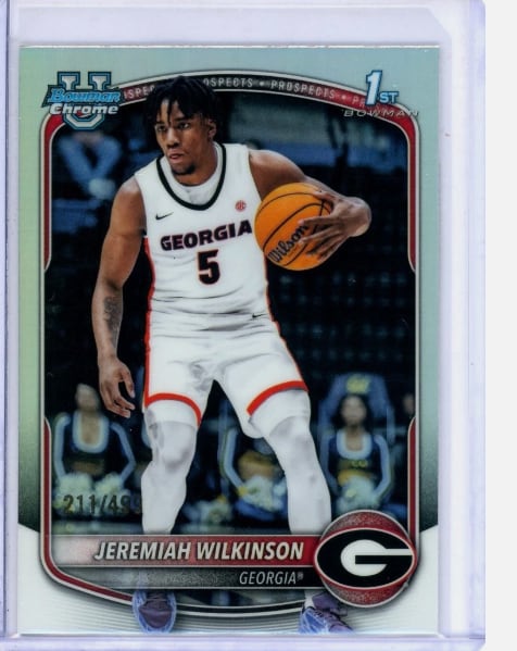 2025-26 Bowman Chrome 1st Jermiah Wilkinson Prospects Refractor