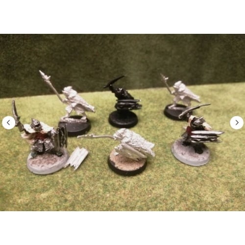 LOTR Warhammer Moria Goblin Blackshields OOP Legacy Metal Warriors
