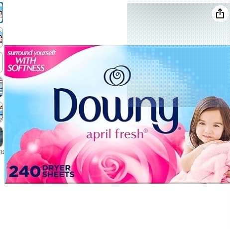 Downy Fabric Softener Dryer Sheets, April Fresh, 240 Count