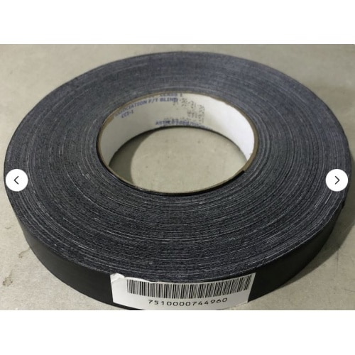 AbilityOne Skilcraft Waterproof Tape 100 MPH Black 3 Core x 1-In x 60 yards