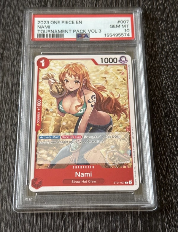 Nami ST01 007 OP Promotion PSA 10