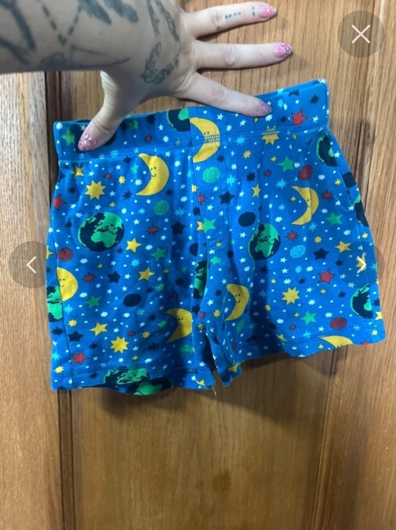 blue-mother-earth shorts