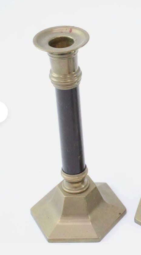 Vintage Brass Candlestick Holders Pairs Various Styles